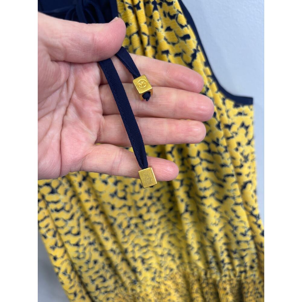 Michhael Kors Cold Shoulder Dress Yellow Size Small - Picture 3 of 4